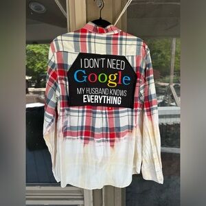 Google Upcycled Unisex Flannel